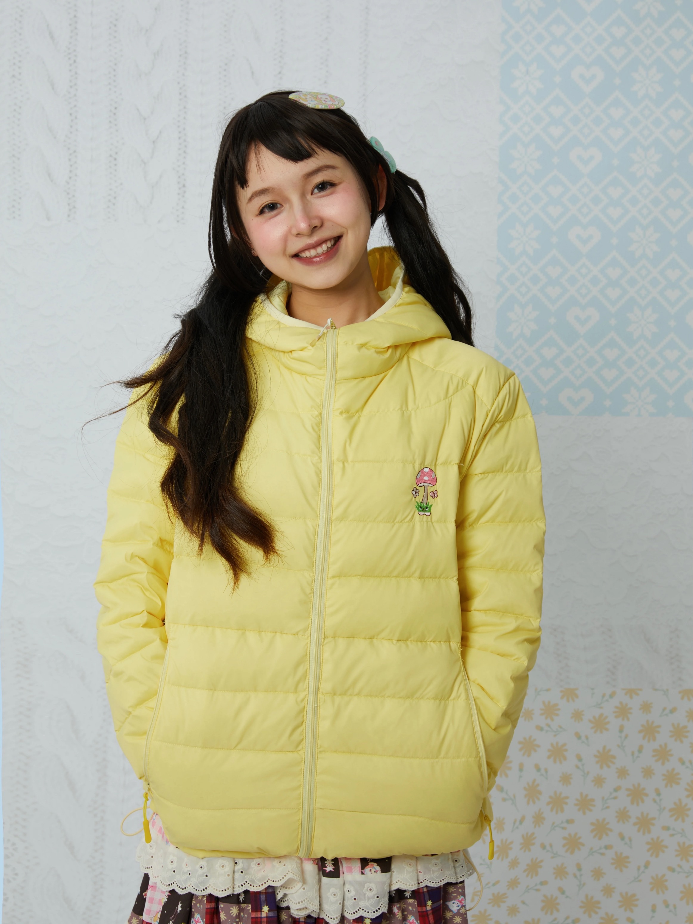 New🎀 niobium聯名 黃色羽絨外套