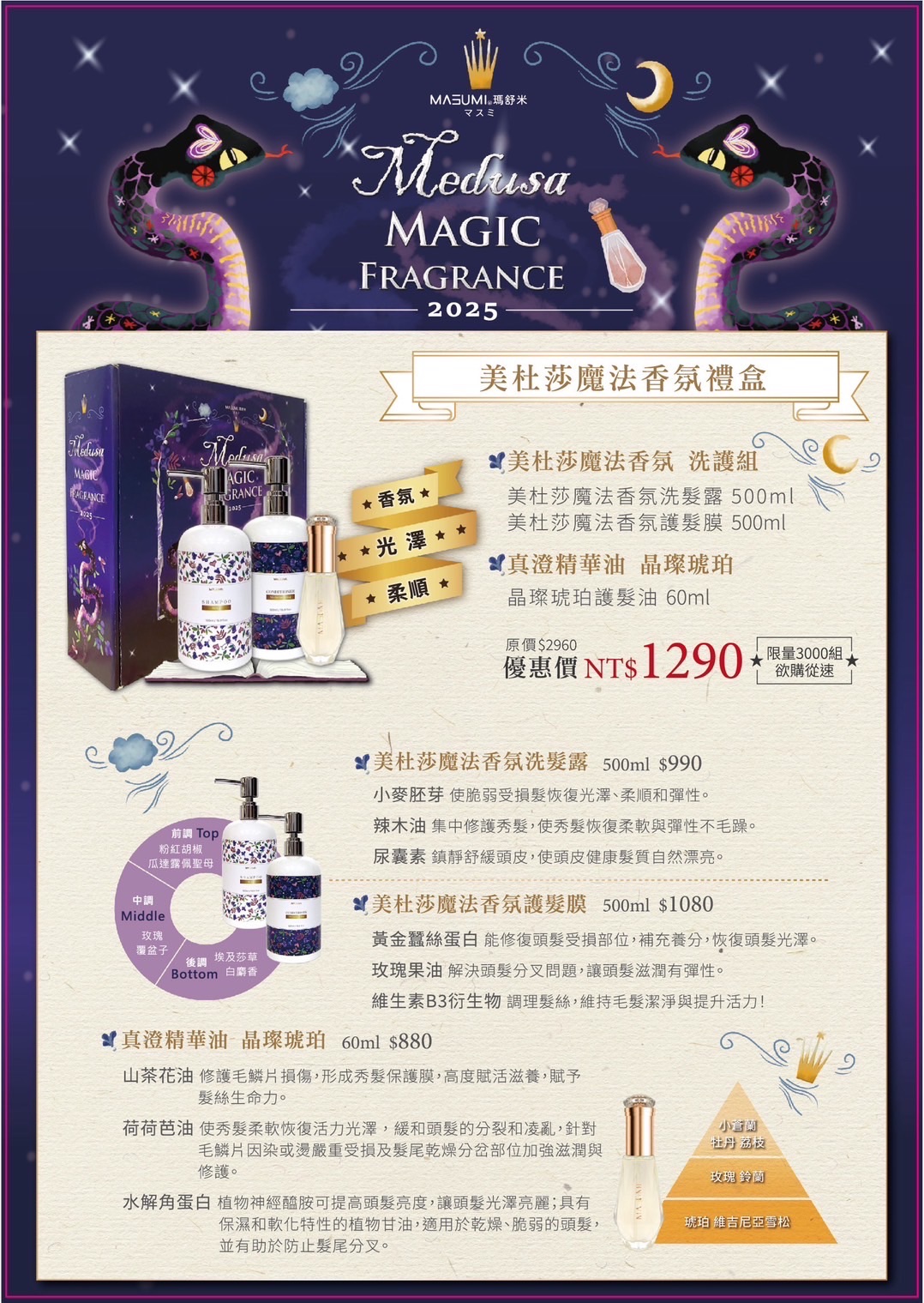 美杜莎魔法香氛禮盒