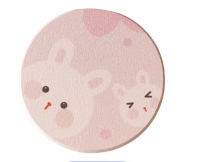 🩵·🩷硅藻土｜軟木可愛杯墊💛·💜