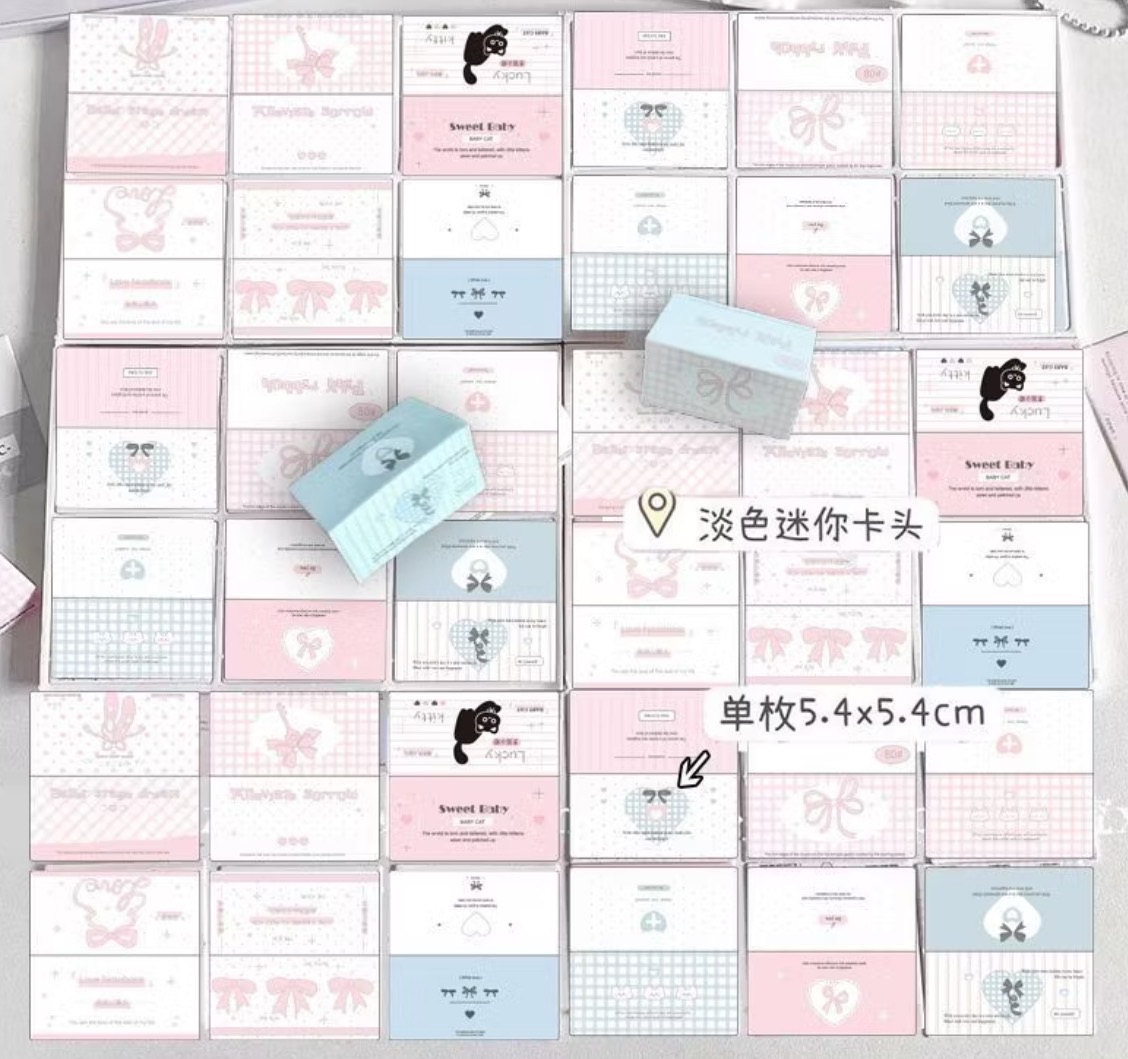 可愛卡頭➰💖•小女孩手帳貼➰💫