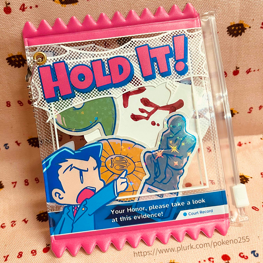 [場後出貨][逆轉裁判]出示！雙面糖果痛包+證物貼紙set