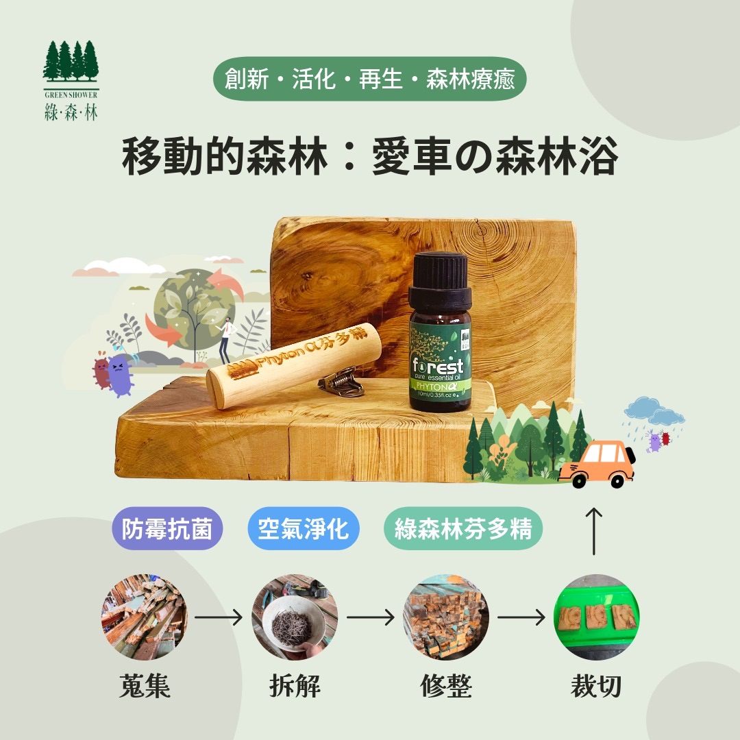 【綠森林－雨季限定】移動的森林：愛車の森林浴