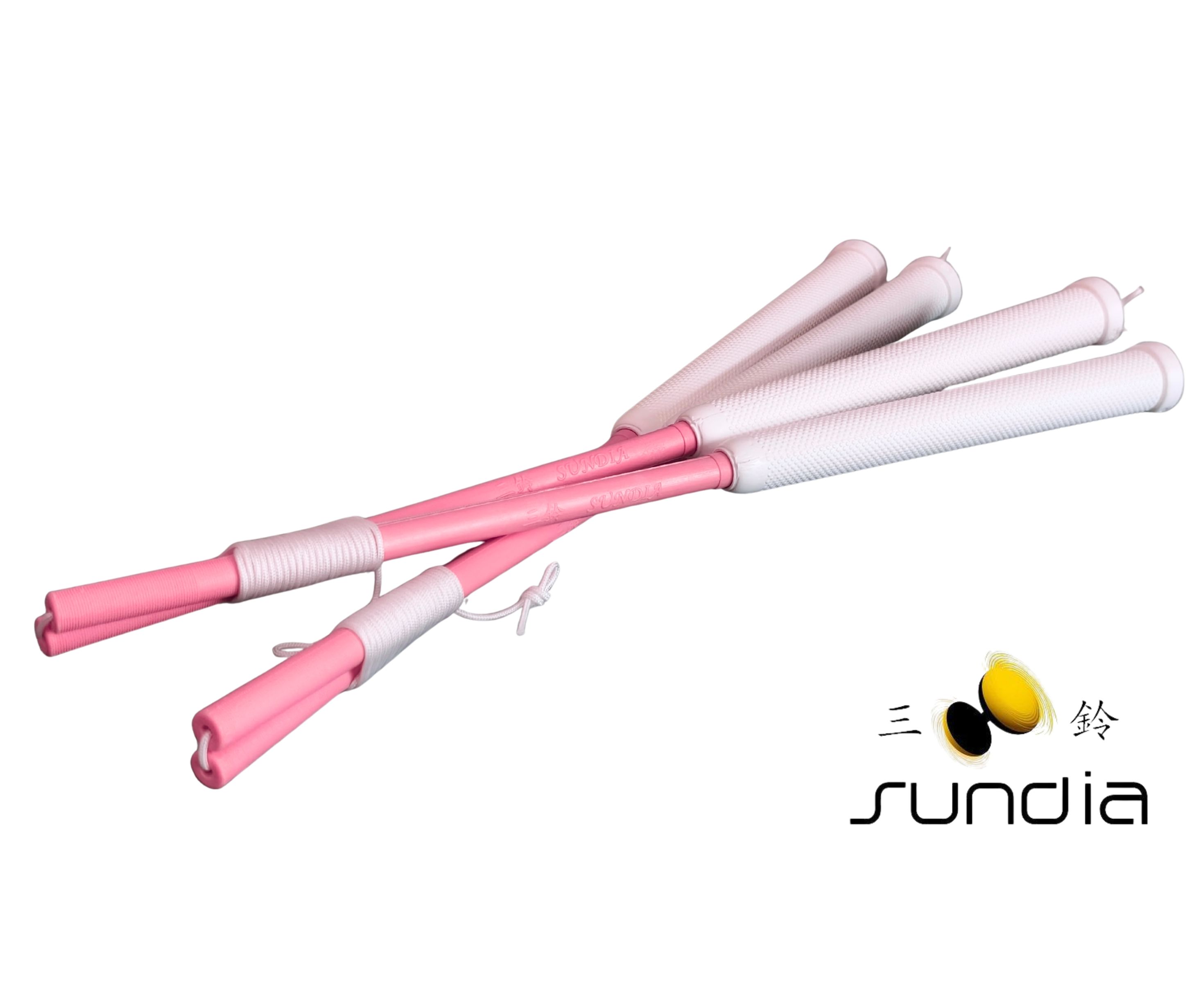三鈴SUNDIA 2026 新年賀歲款粉色塑膠棍 鈴棍 扯鈴棍