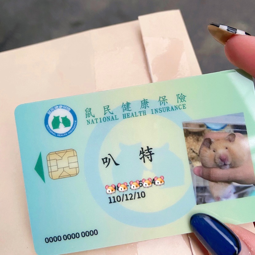 🐹客製化_鼠民健保卡（下訂私訊line:@480jiuht呦）