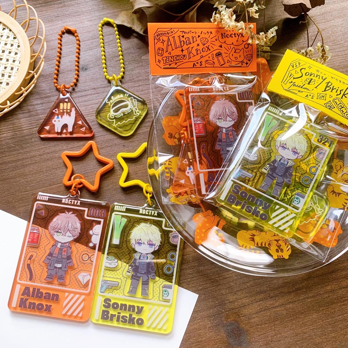 Alban＆Sonny玩具箱滴膠壓克力吊飾*