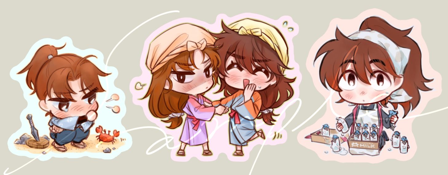 利吉＆土井全斷貼紙