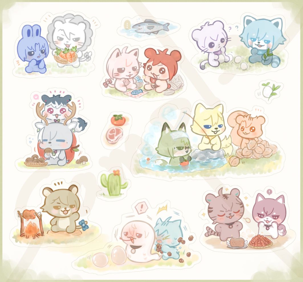 娜娜小動物貼紙 new*
