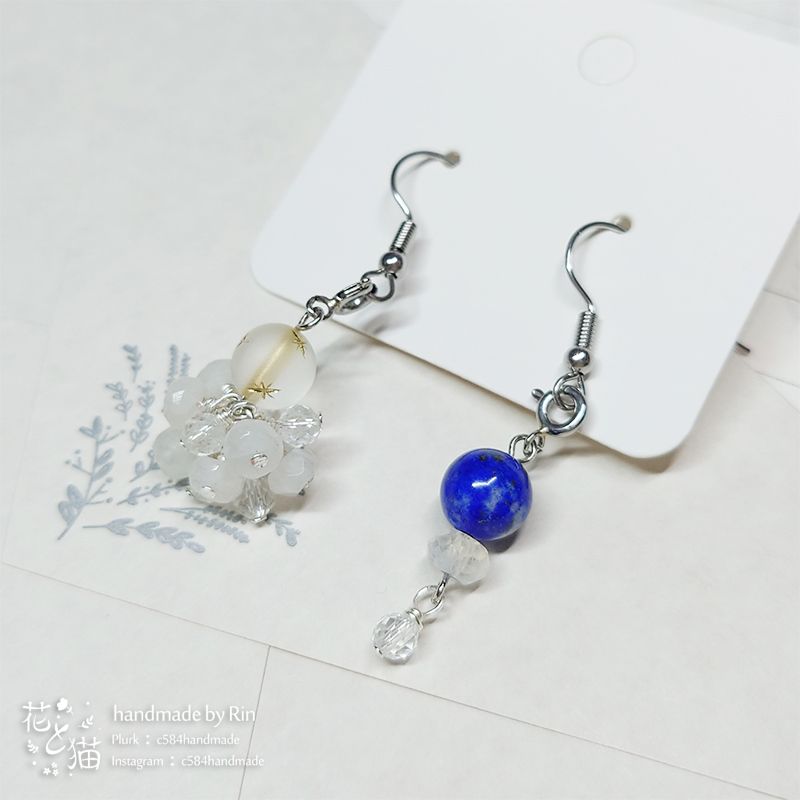 【耳環】星星低語｜默認耳夾（可留言更換耳針、耳鉤）