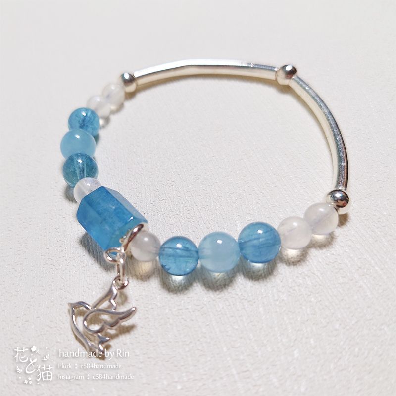 【手串】羽鳥｜天然石手串 手圍約15cm