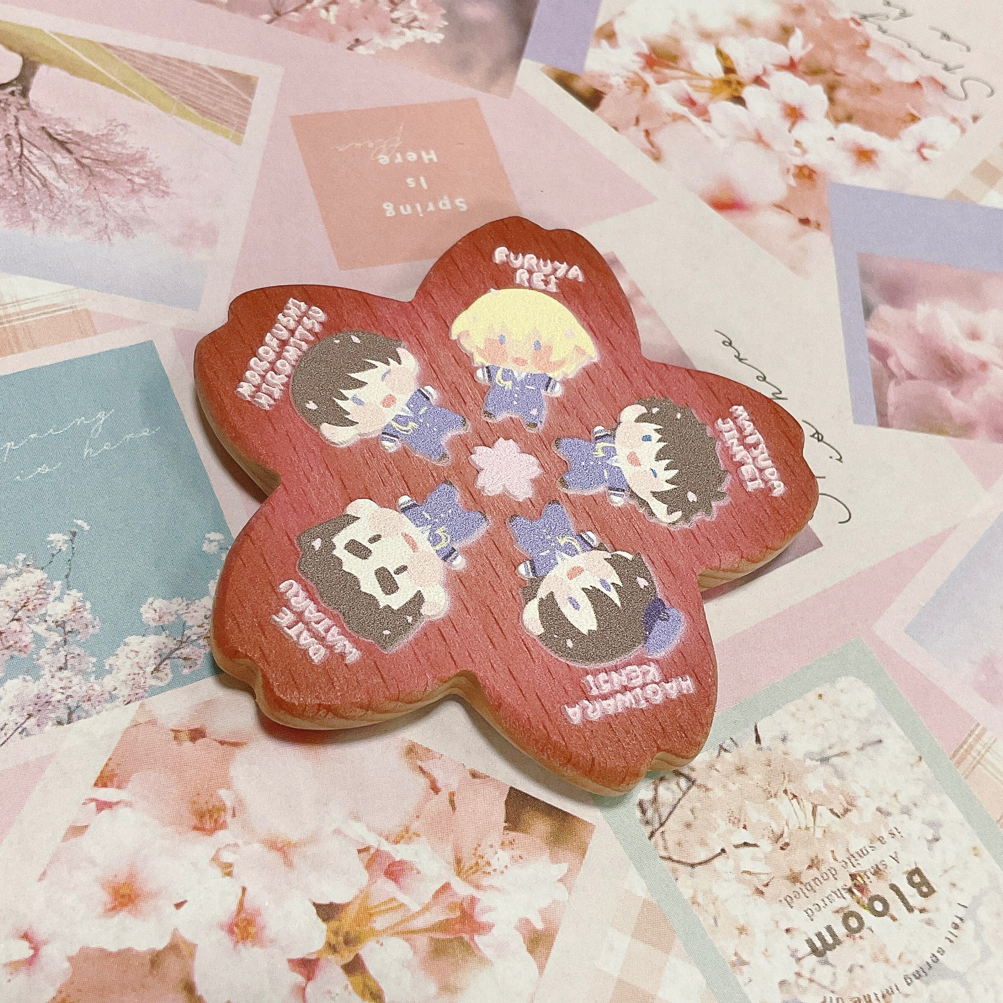 【DC】🌸畢業季木頭餅乾磁鐵