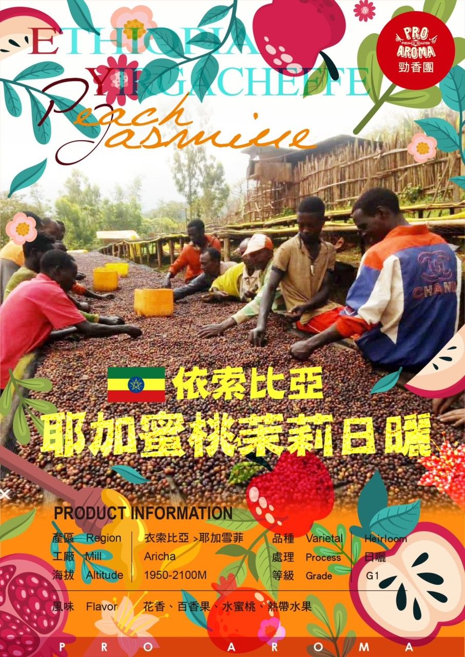 勁香團-衣索比亞 耶加蜜桃茉莉日曬