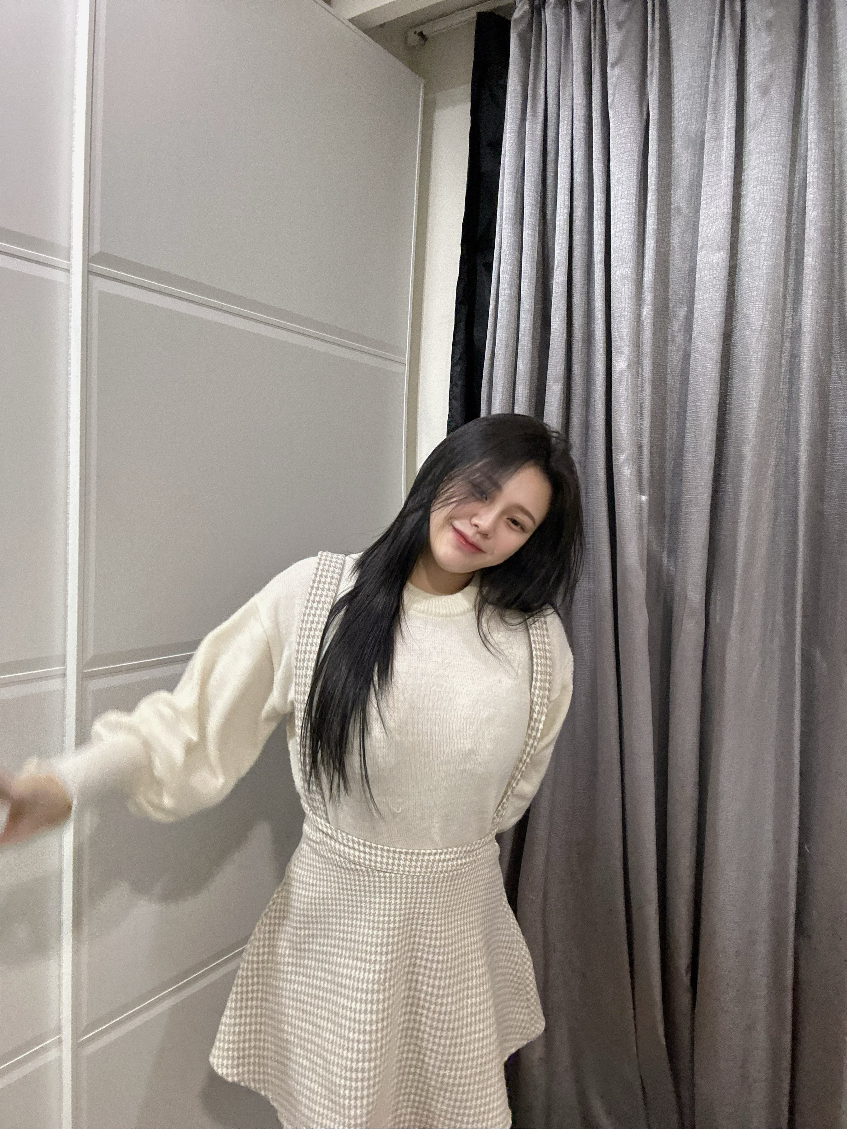 🇰🇷韓版秋冬毛衣吊帶裙