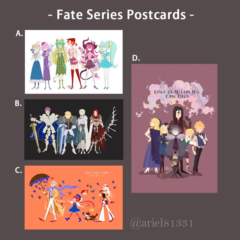 Fate系列明信片