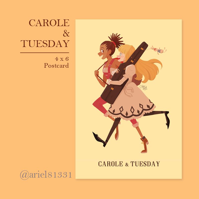 Carole ＆ Tuesday 明信片