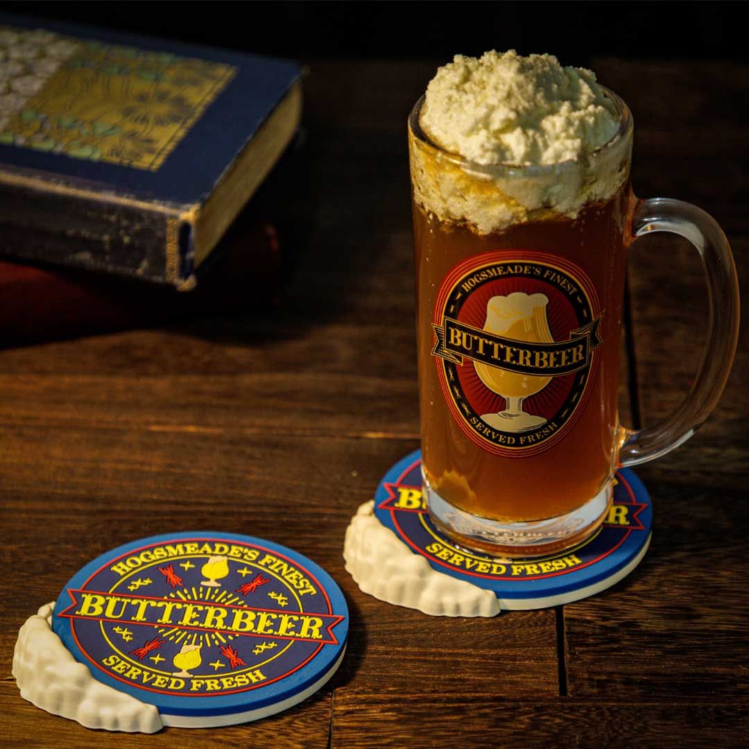 🇯🇵日本 Mahou Dokoro 奶油啤酒杯墊 Butterbeer 哈利波特 Harry Potter