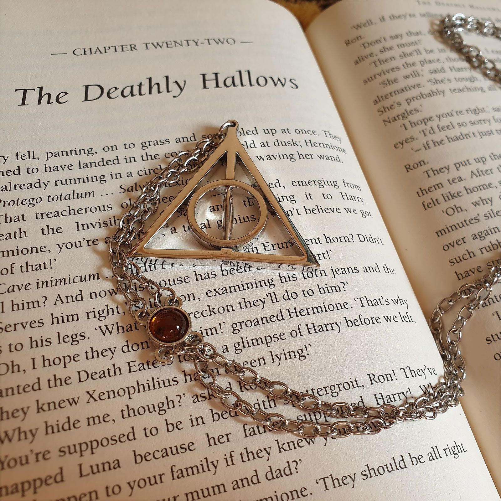 Harry Potter × Noble Collection 死神聖物標誌項鍊 哈利波特周邊