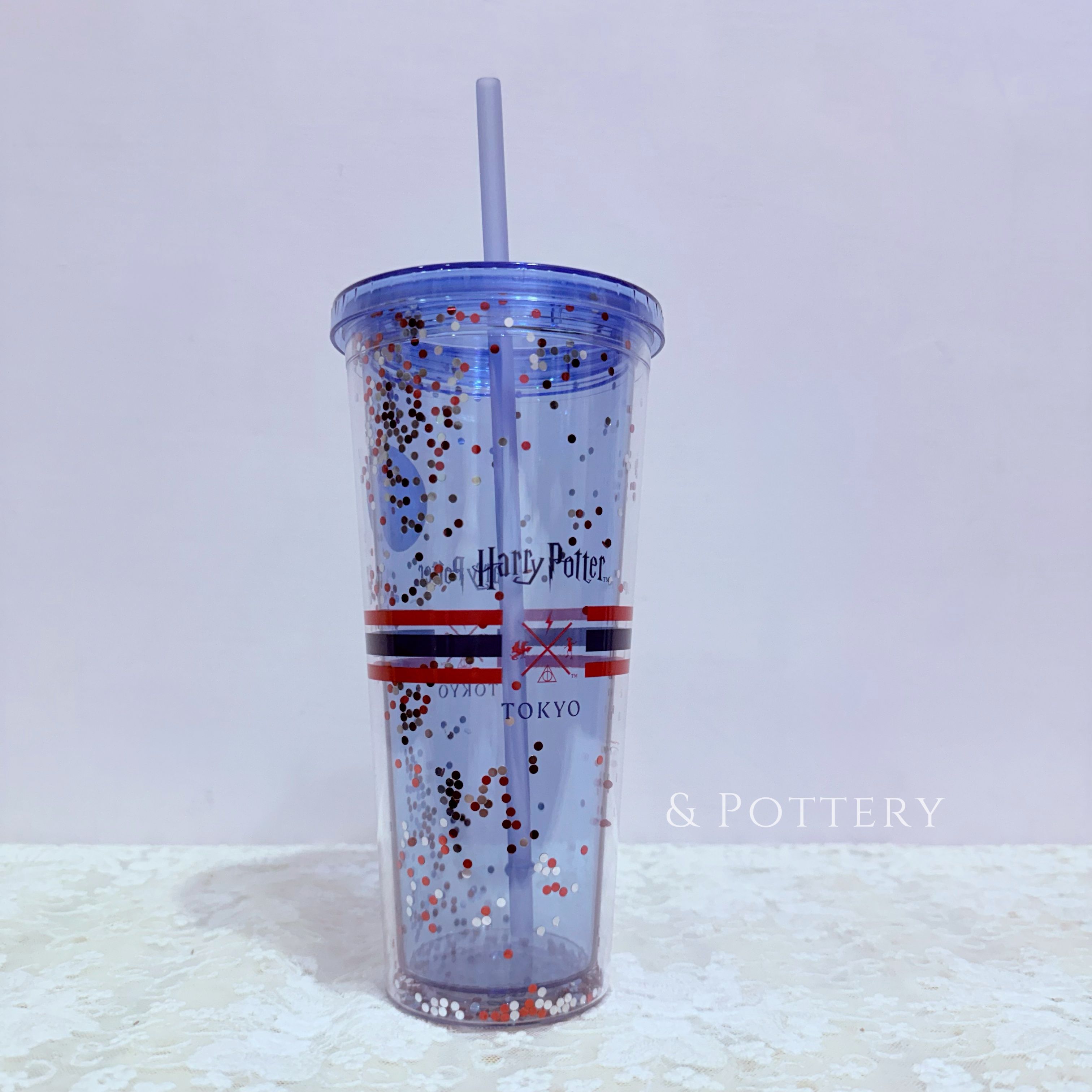 🔥現貨 ⚡哈利波特影城 海洋系列 附吸管環保水杯 650ml 東京限定 Harry Potter