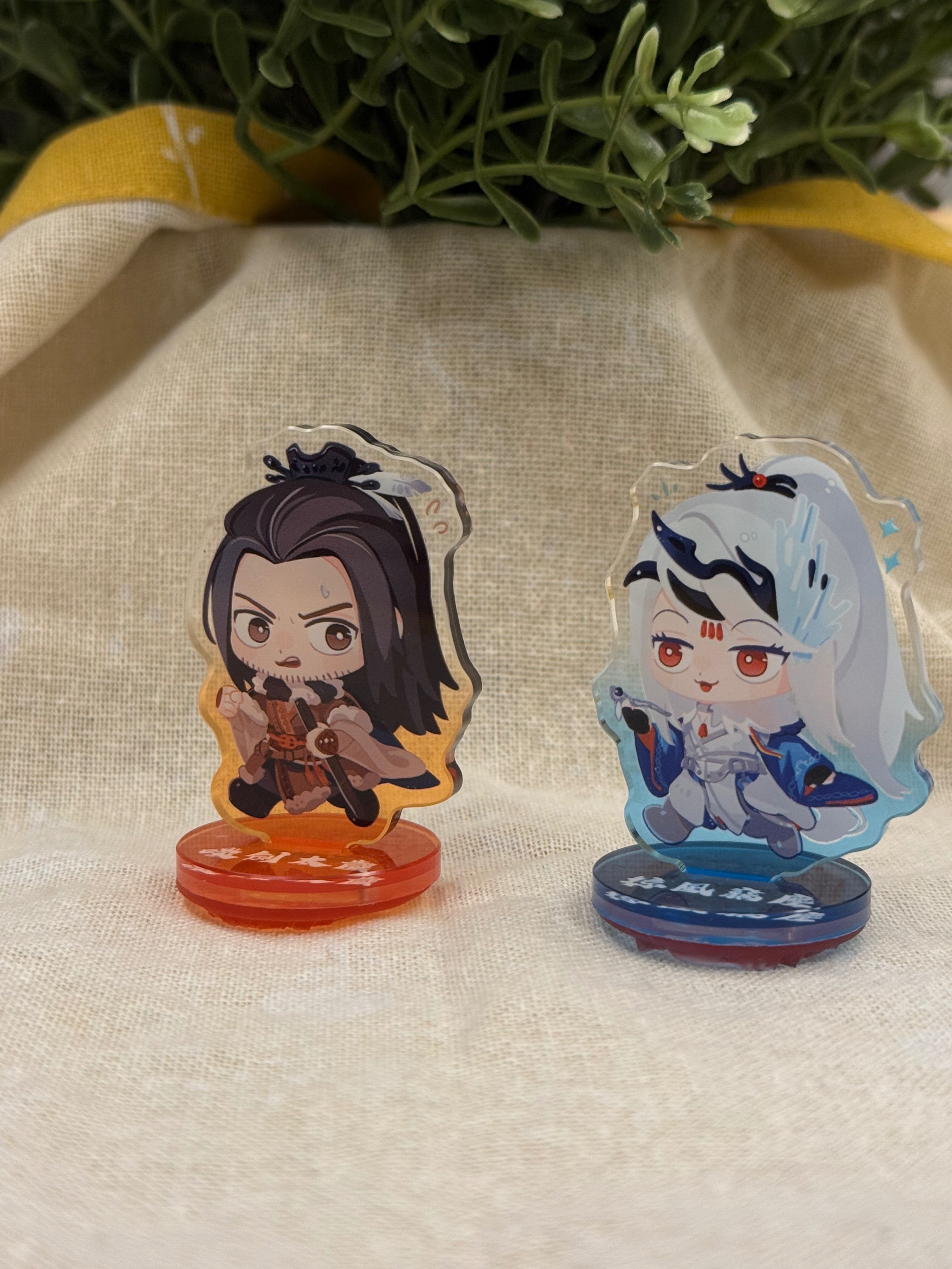 殤不患＆凜雪鴉矽膠印章 壓克力立牌組