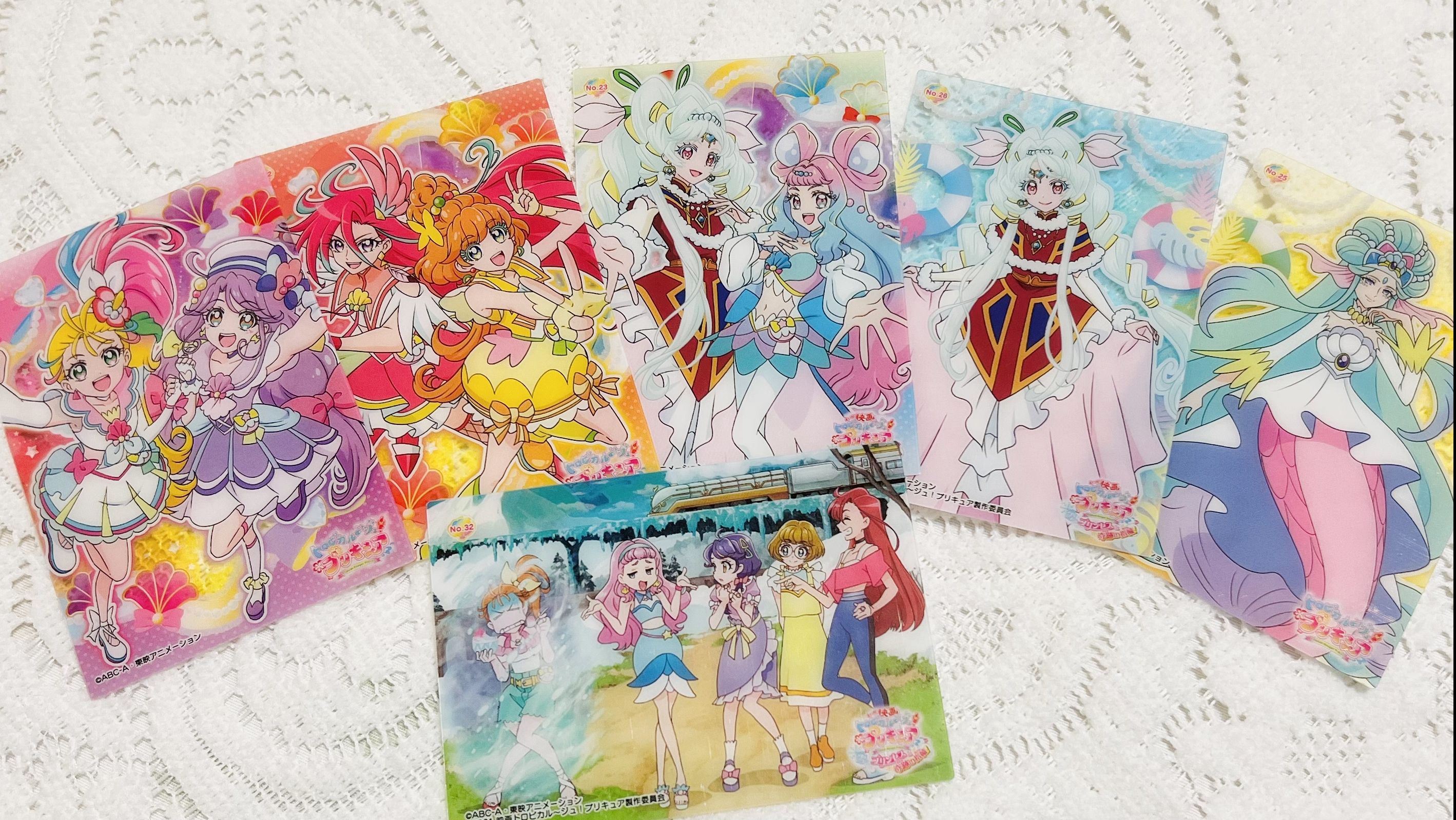 光之美少女 ensky卡片  熱情閃耀電影 6張組