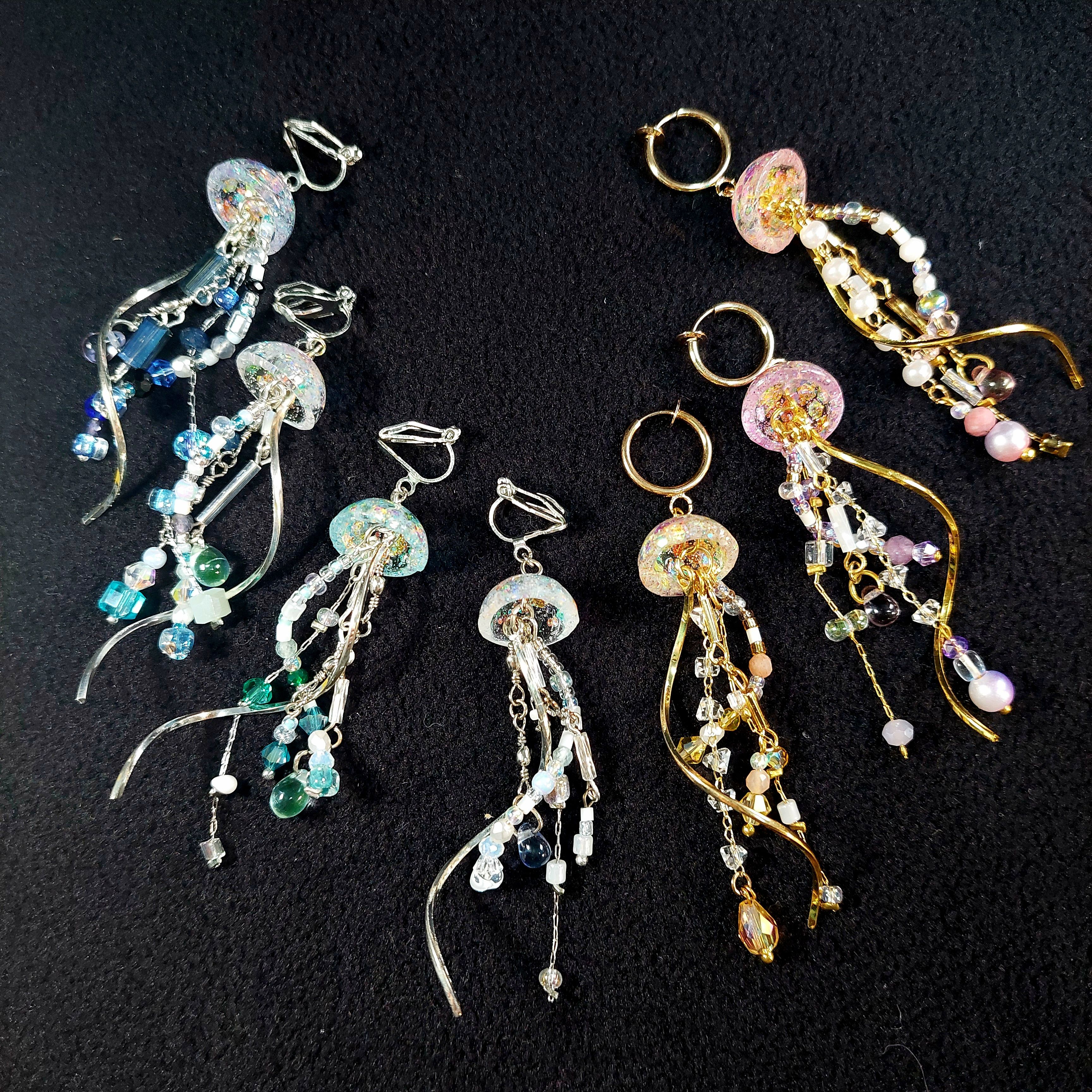 海月萬華鏡耳夾