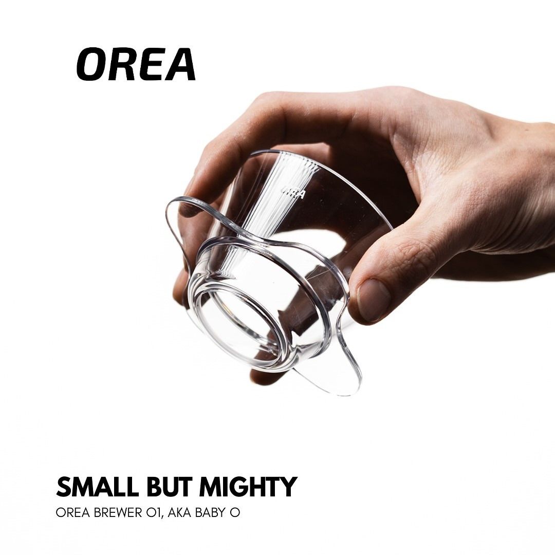 OREA BREWER O1®｜BABY O 小巧平底濾杯 — 讓每一杯咖啡，都輕鬆穩定又好喝！
