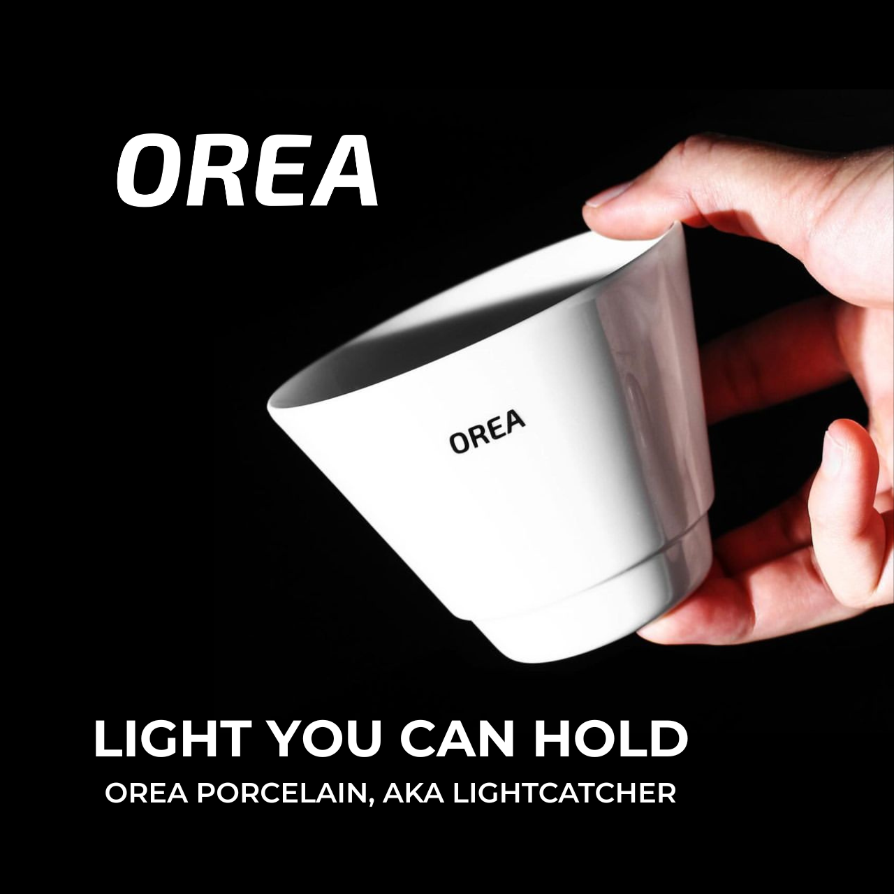 OREA Porcelain Brewer 白瓷濾杯 —  一手掌光的濾杯