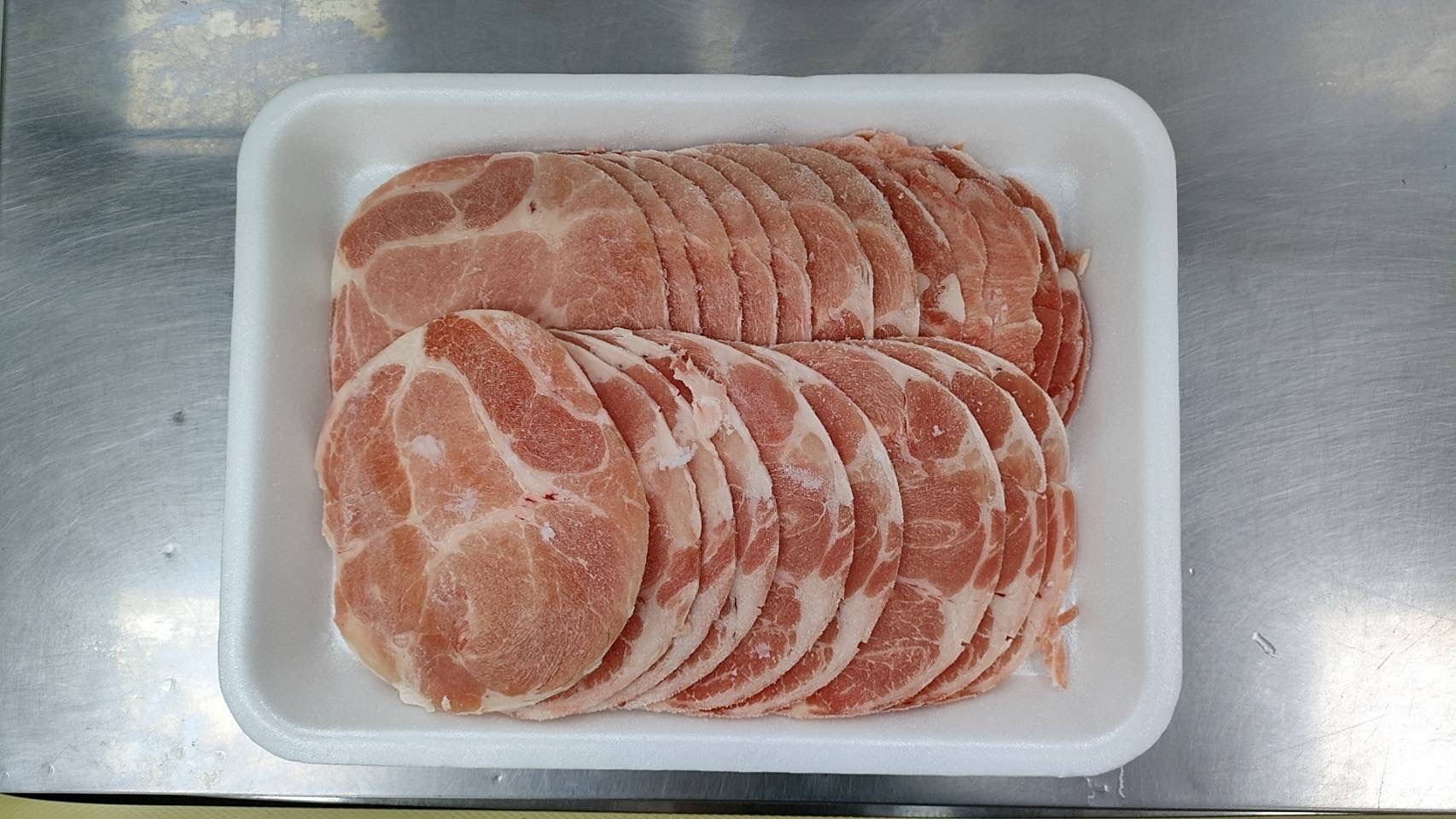 梅花豬火鍋肉片平舖