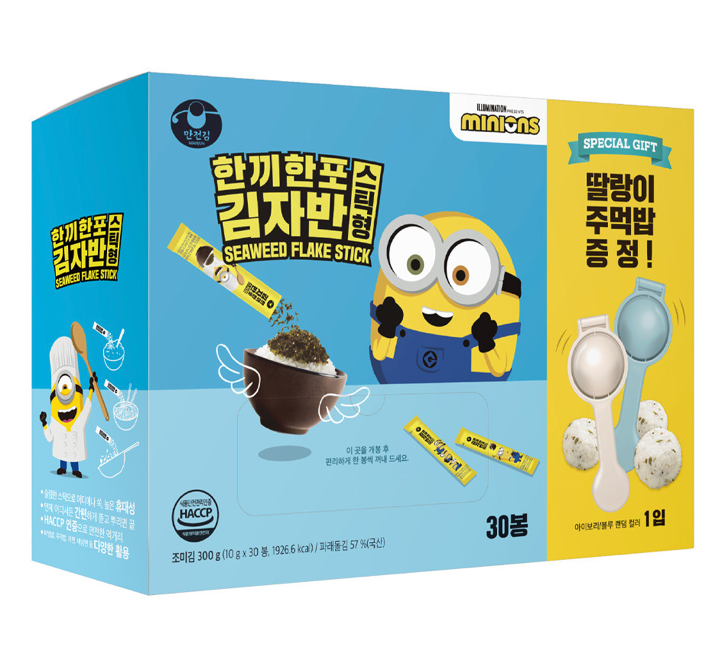 韓國代購🇰🇷 小小兵 海苔 Minions 海苔酥 拌飯海苔 便當海苔 零食 拌飯 小菜 配菜 小點心