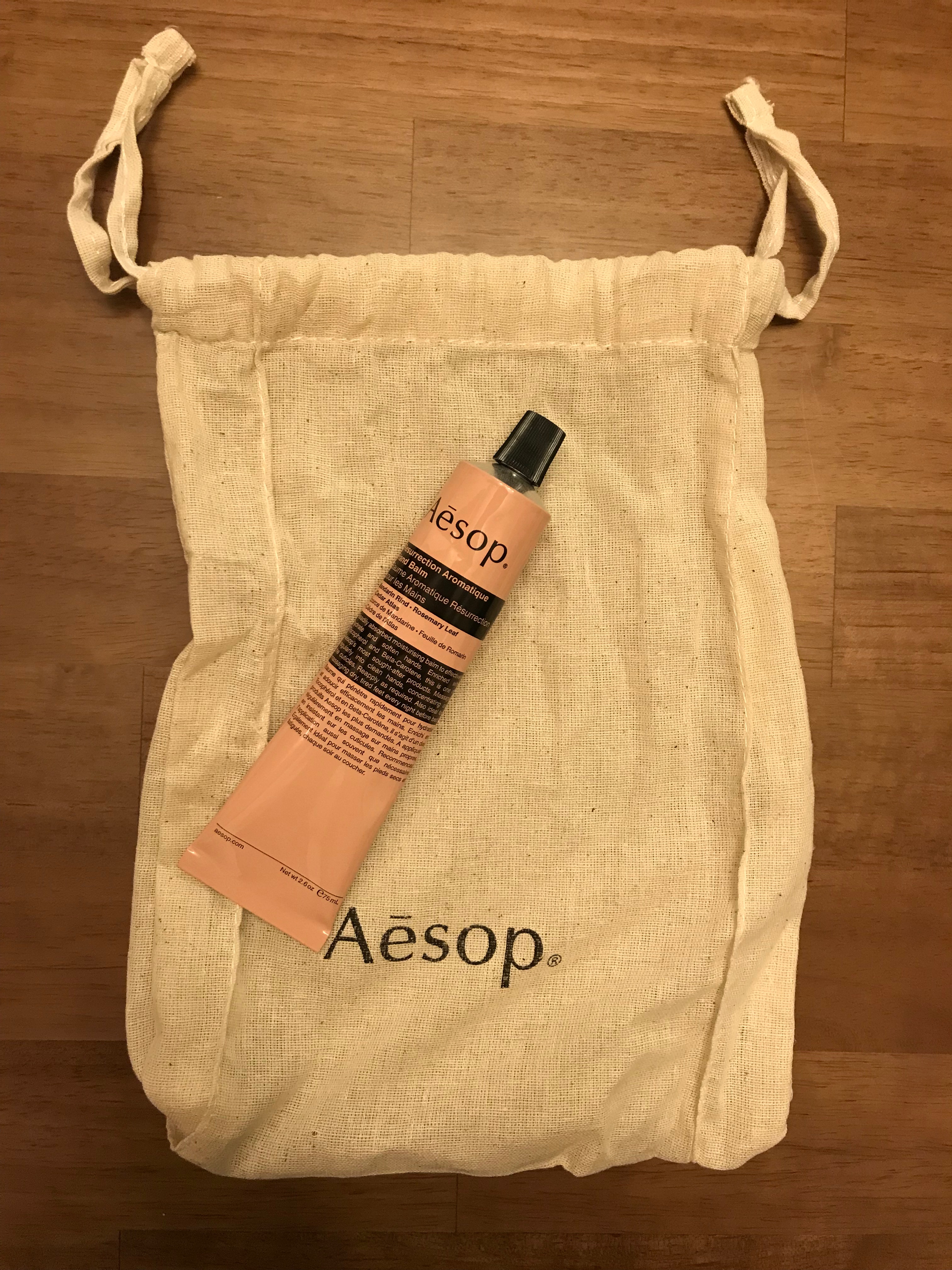 全新aesop 護手霜 賦活芳香護手霜 情人節禮物 附紙袋 可送禮 75ml 百貨公司正品 中文標籤