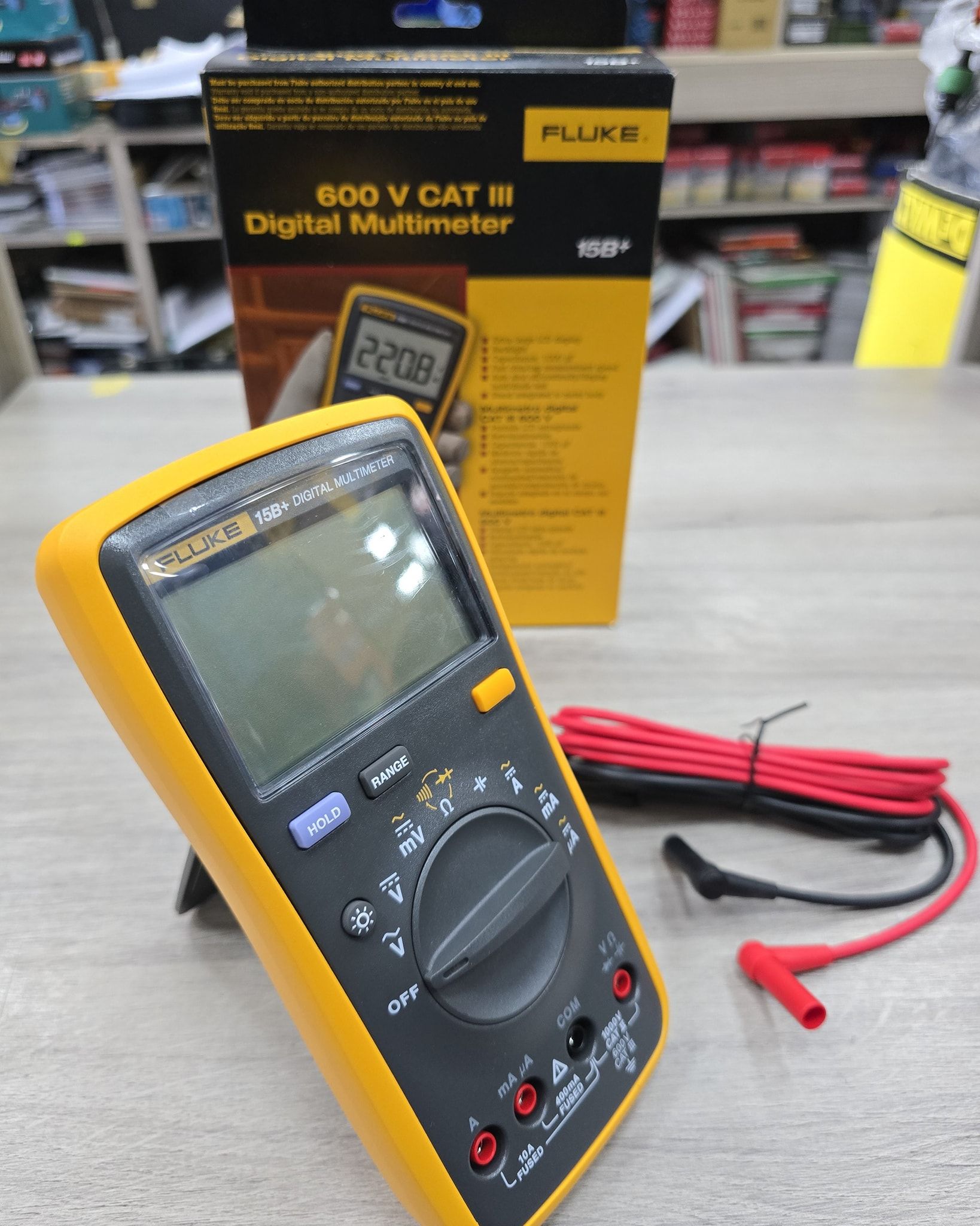 台灣公司貨 FLUKE  15B+ 數位萬用電錶
