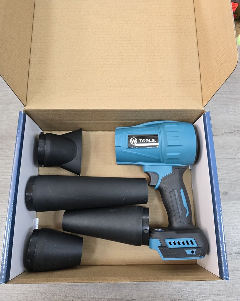 旺旺WT-1842 強力暴風機+4種風管（通用牧田18V電池）