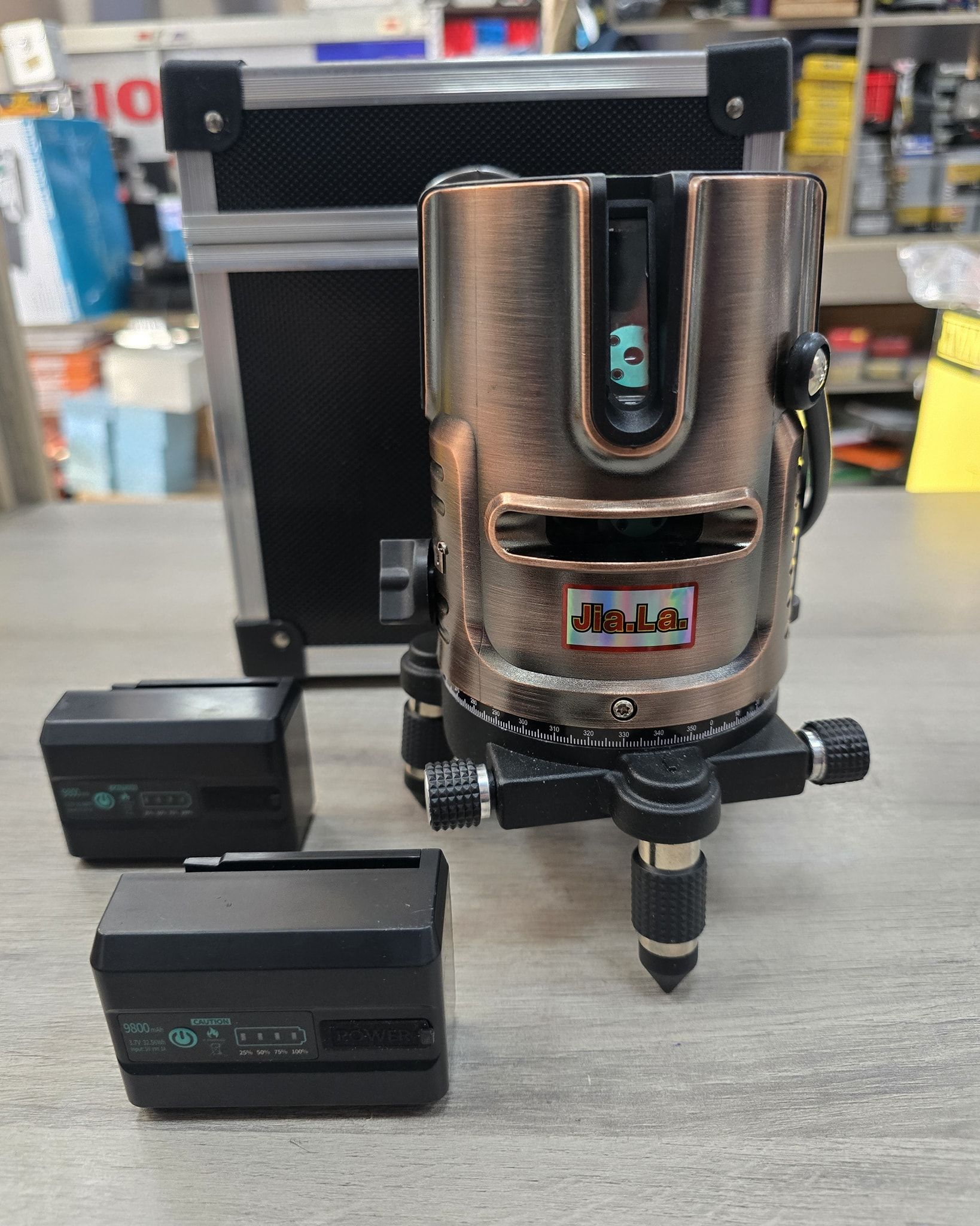 ☆Jia.La☆JL-5G古銅☆4V1H綠光擺錘式雷射水平儀