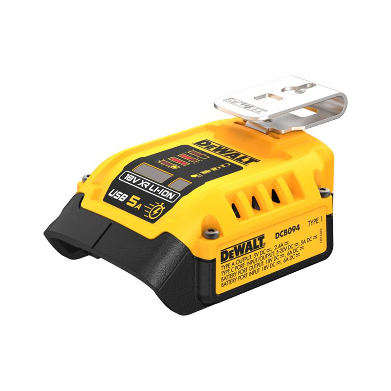 →新品上市→得偉 DCB094-20V行動電源轉換器充電器/DCB2108得偉20V8.0Ah電池