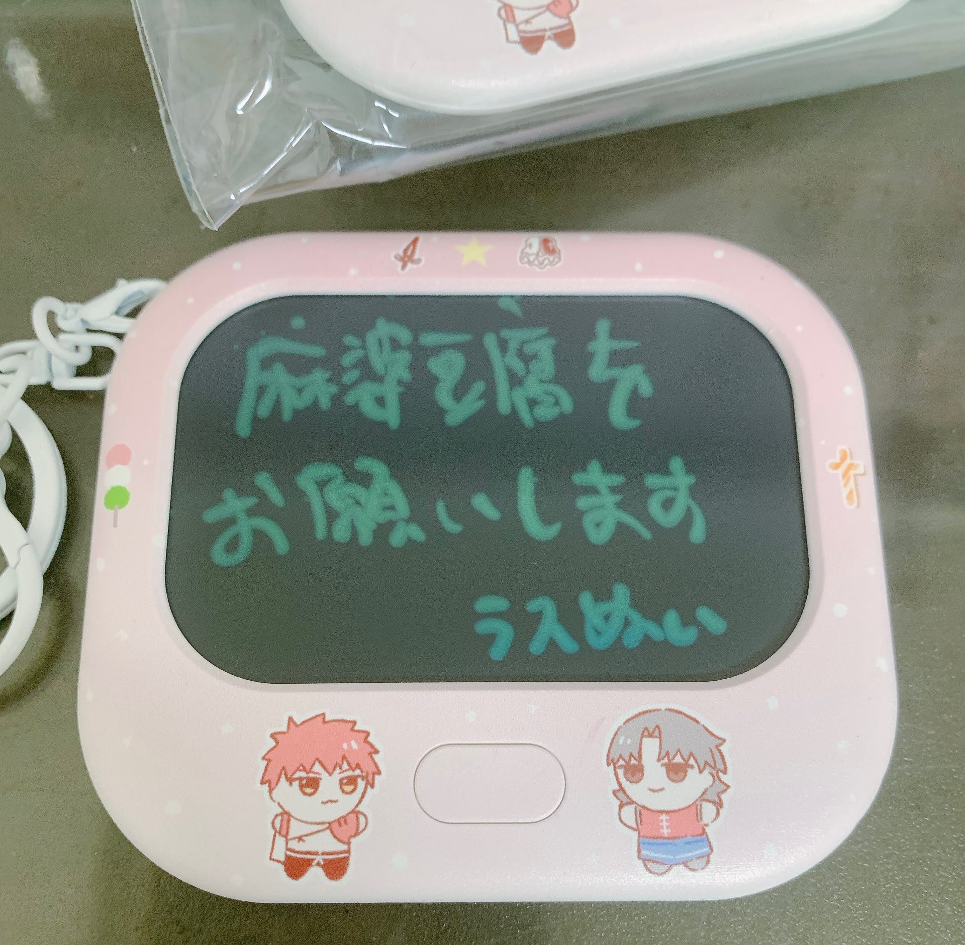 棉花小畫板吊飾