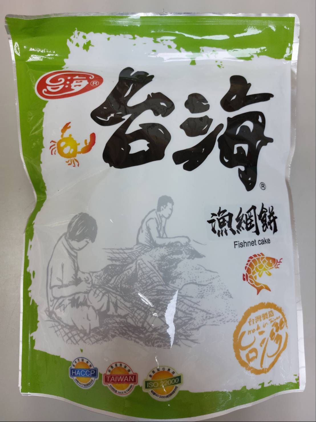 鮮饌道-漁網餅（紅椒口味）