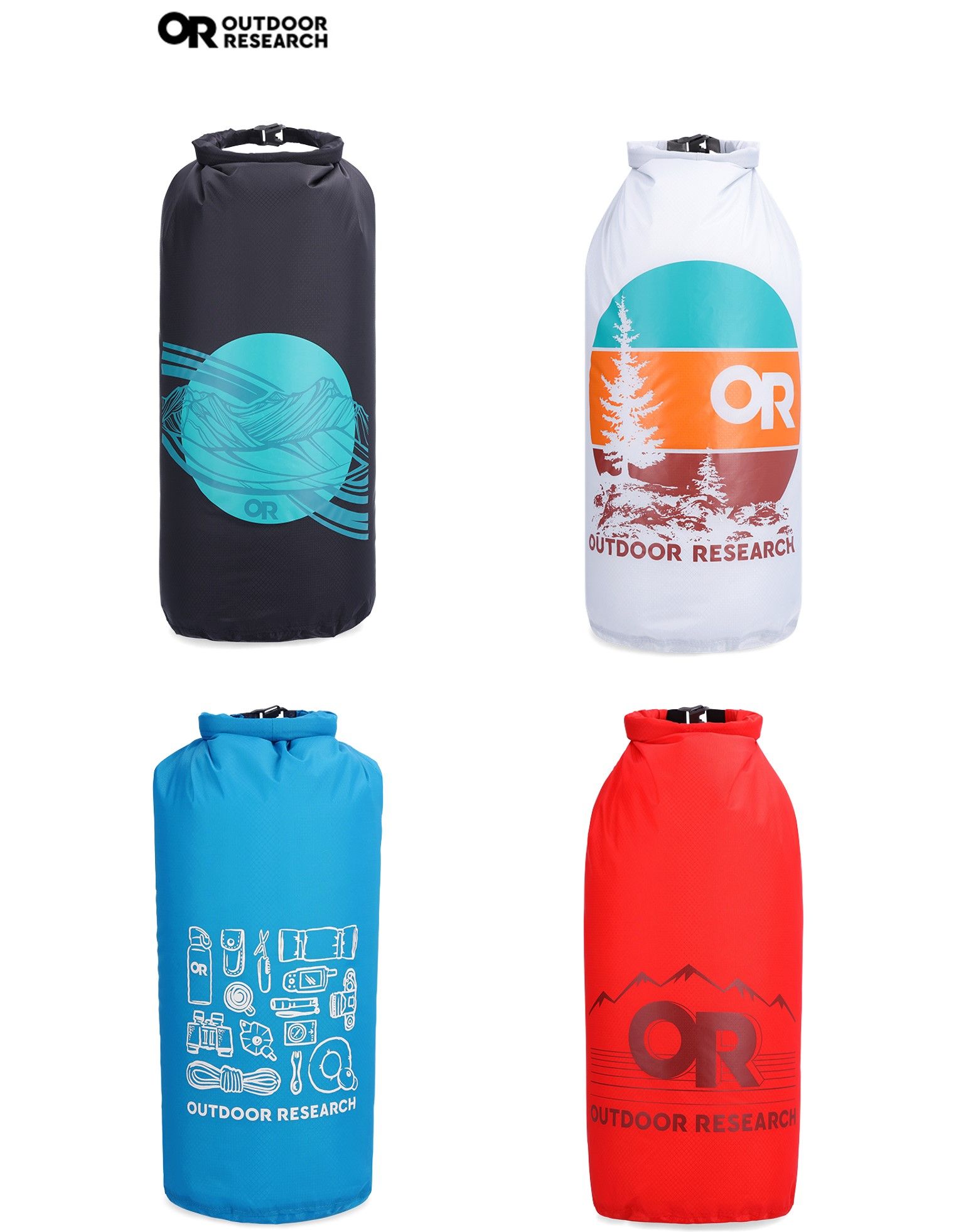 【Outdoor Research】美國-Packout 8L及15L防水袋 （OR243546）