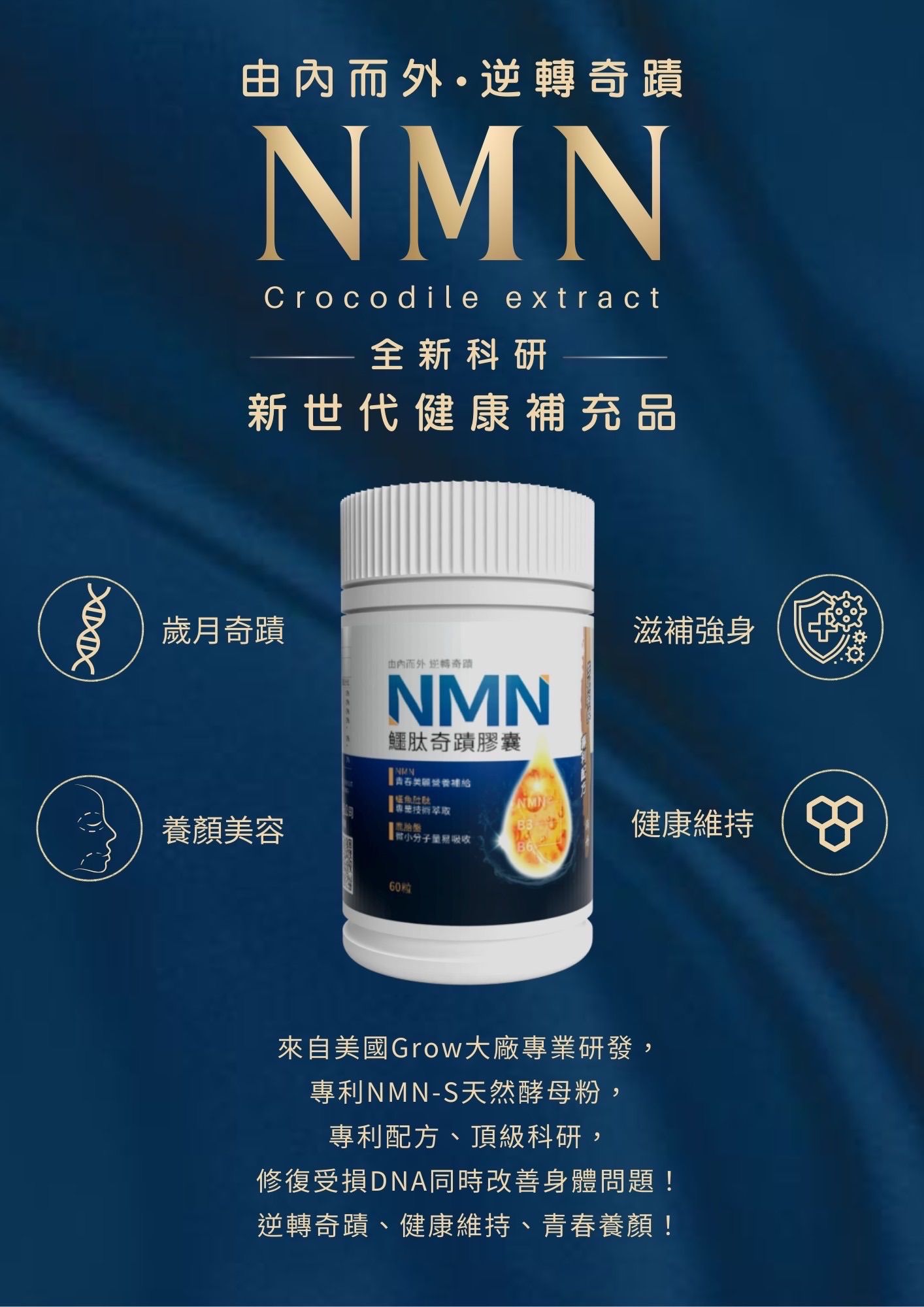 NMN--鱷肽奇蹟