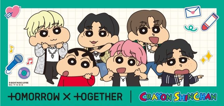 TXT X 蠟筆小新周邊