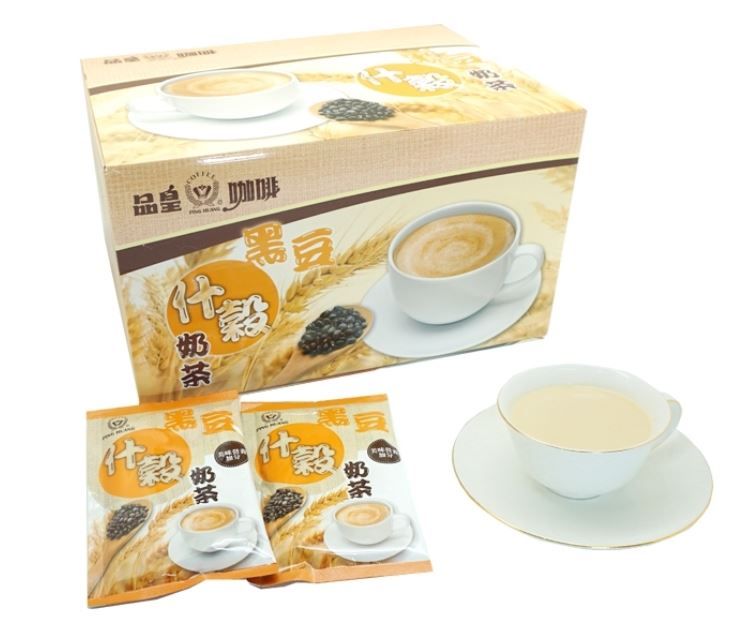 品皇黑豆什穀奶茶量販盒