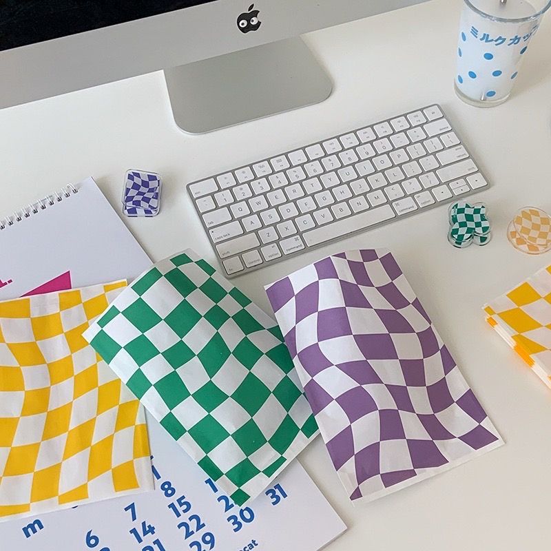 棋盤格紙袋【高質感店主推薦款】