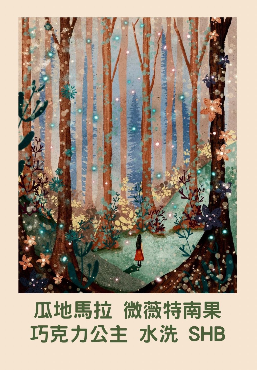 瓜地馬拉 微薇特南果 巧克力公主 水洗 SHB