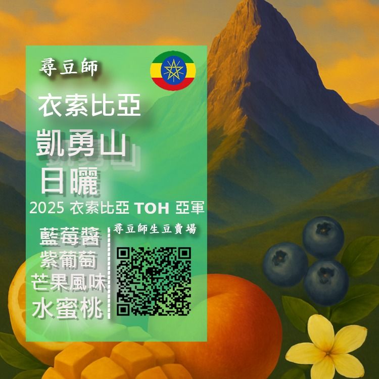 衣索比亞 日曬 古吉 凱勇山單一農場