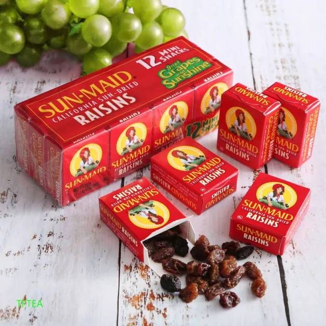 （待到貨）【SUN MAID】 聖美多葡萄乾 （一組12小包/每包14克） | 無加糖、無添加油