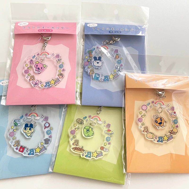 ￼現貨 日本 Tamagotchi 塔麻可吉 壓克力鑰匙圈 搖擺圈圈 吊飾 復古 電子雞 萬代