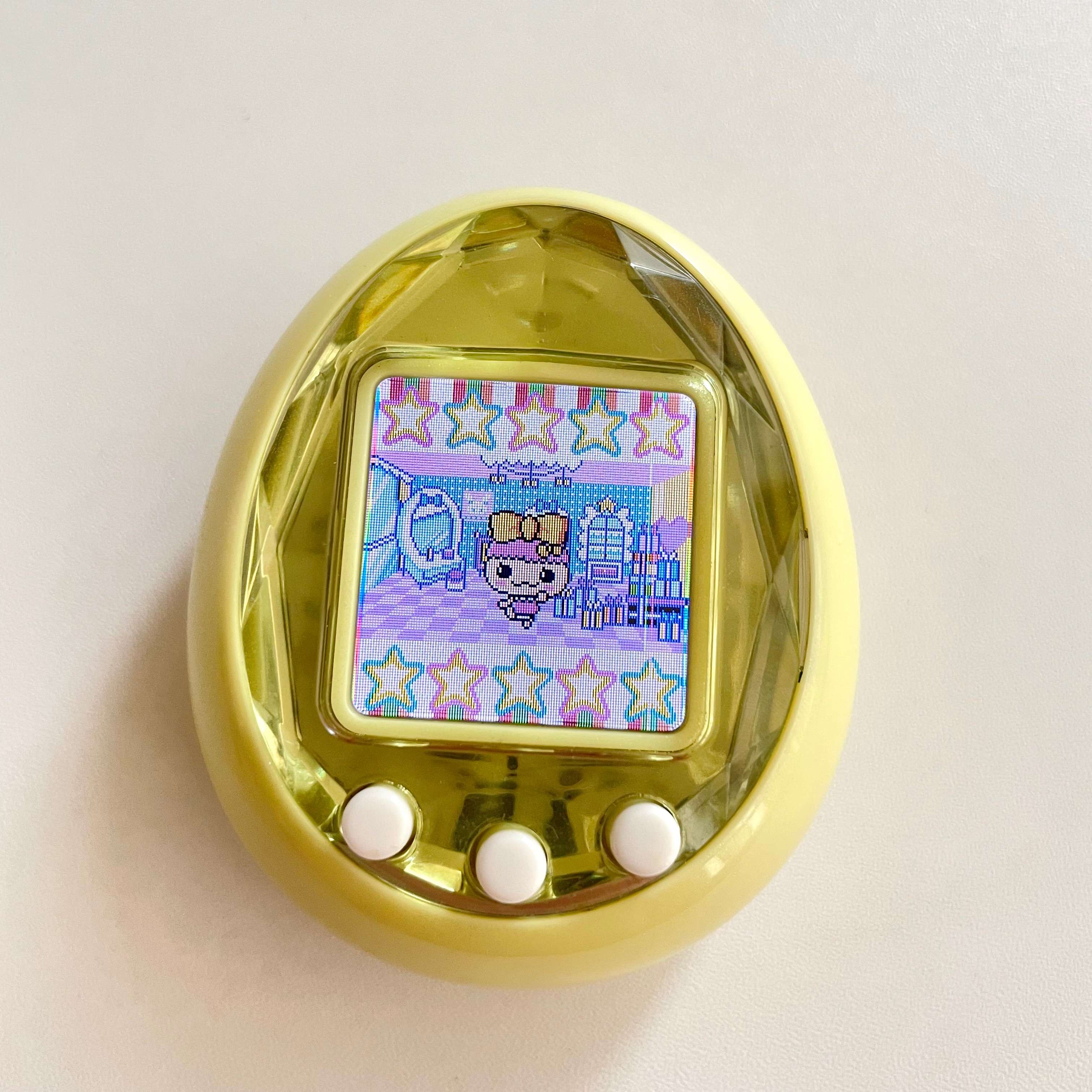 二手 2009 日本 Tamagotchi 塔麻可吉 黃色 id 絕版 懷舊 復古 電子雞 萬代 電子玩具