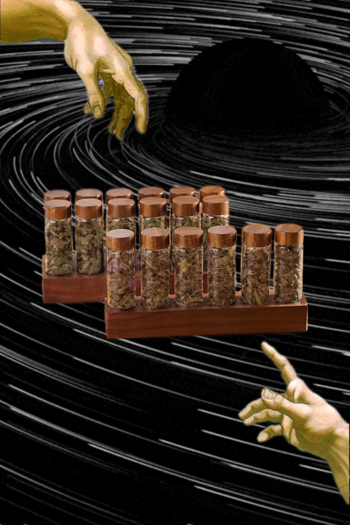 🪵複方15g大容量木製底座試管組合