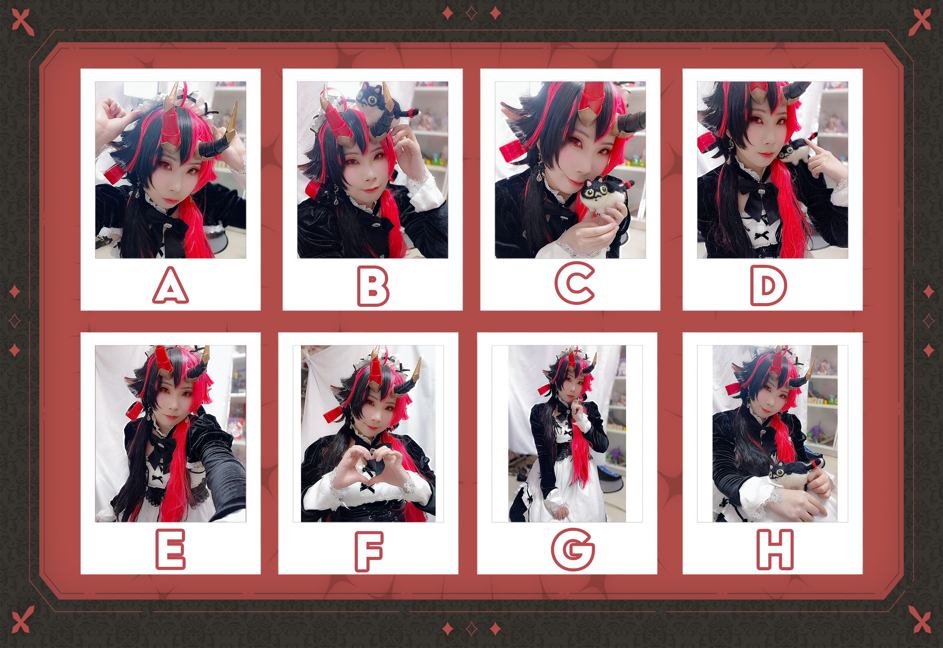 2026年女僕焰焰拍立得簽繪-實體版收藏