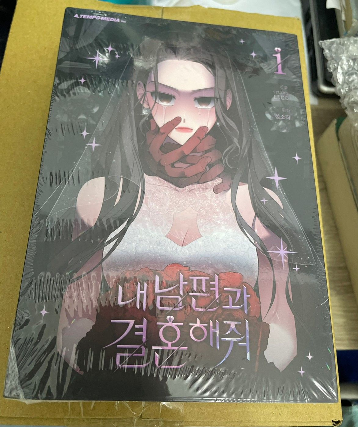 現貨~可快速出貨~全新韓漫~和我老公結婚吧 1限定版 내 남편과 결혼해줘