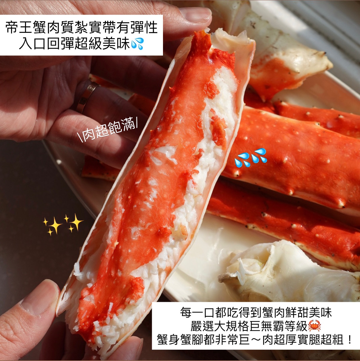 私訊小編購買＊超巨大帝王蟹