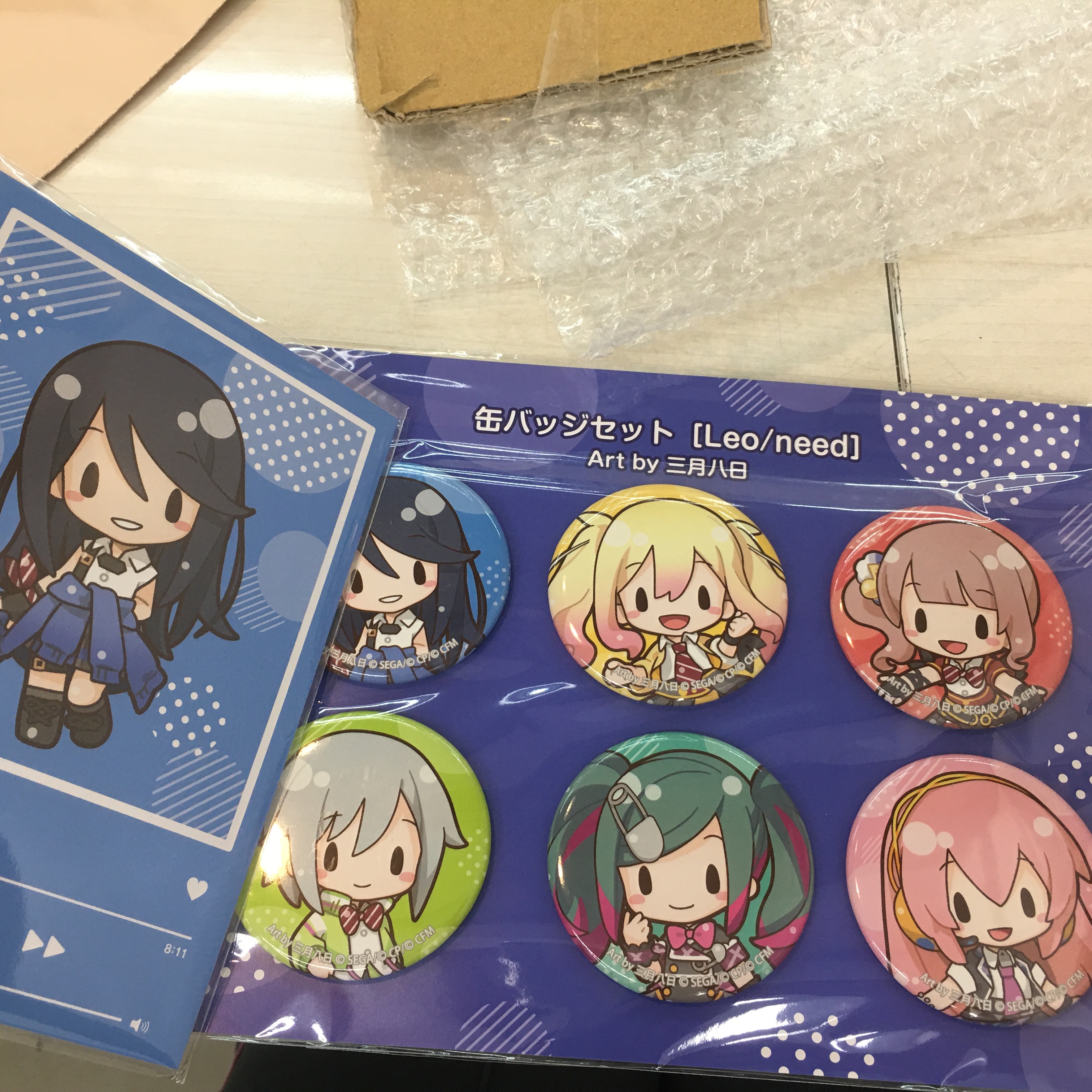 L/n徽章＆明信片